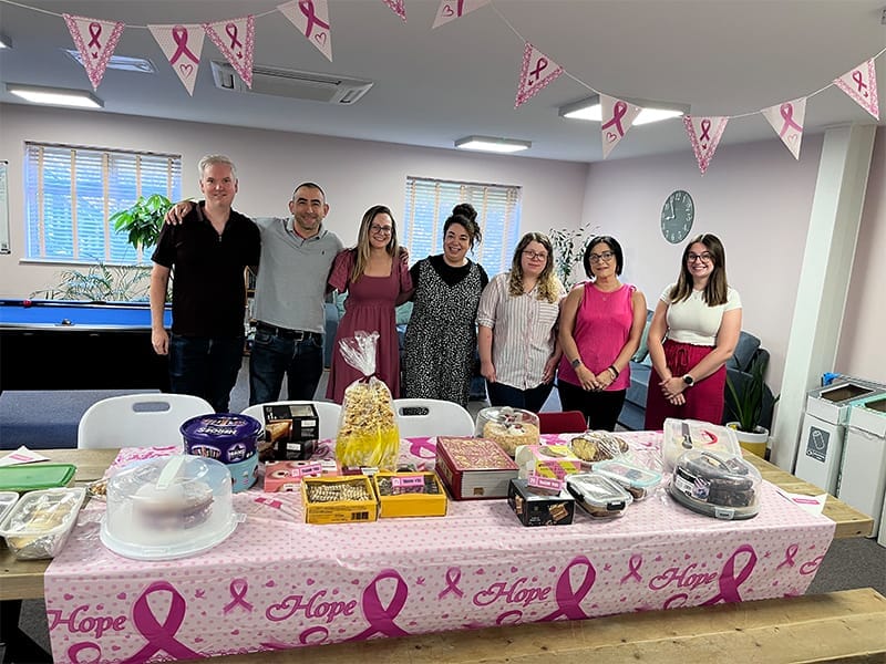 Macmillan Tea Afternoon ShopMate group photo