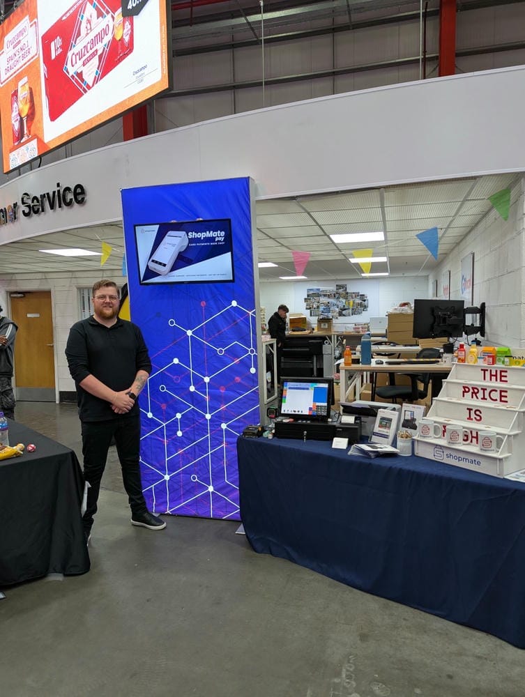 ShopMate Business Development Manager Ian at Sheffield depot