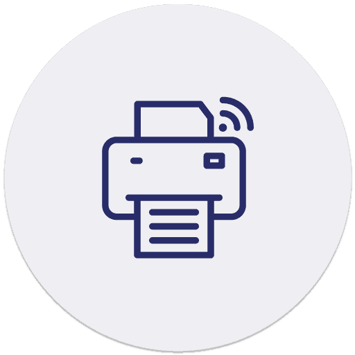 print reduction labels icon