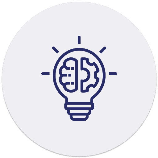 Confident decision icon