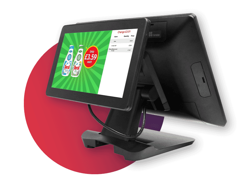 ShopMate360 with ShopMate Pay front view