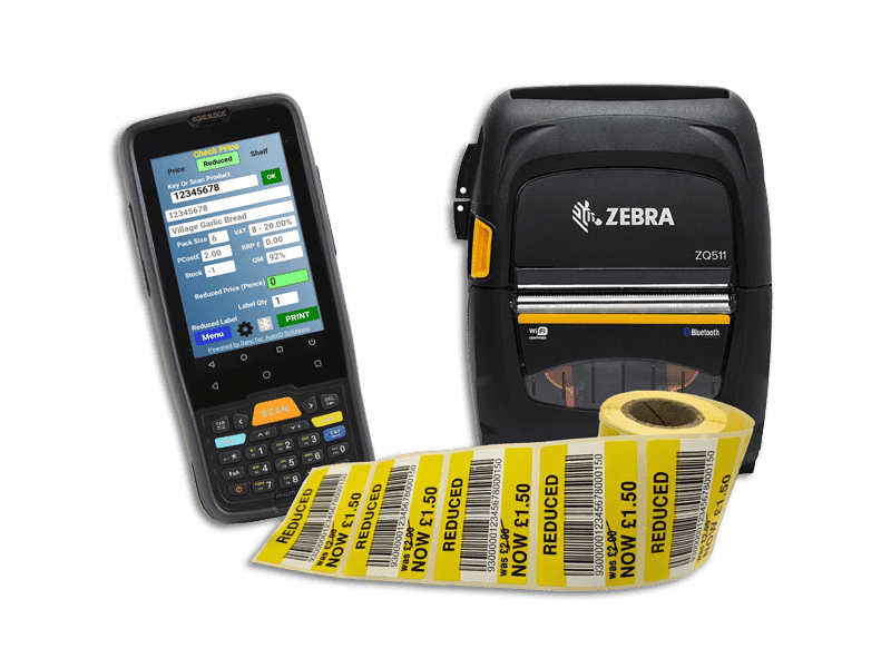 Memor Printer and Zebra Scanner pricing bundle image
