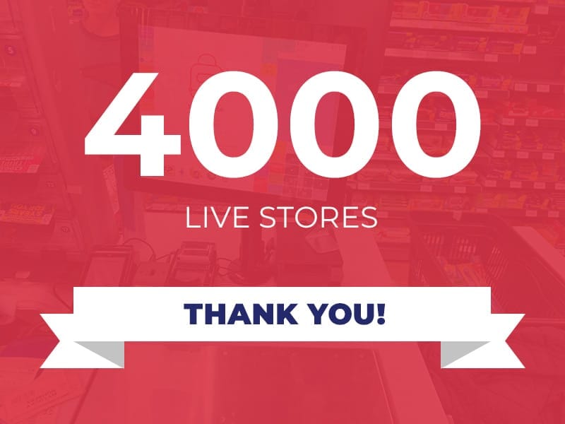 Milestone: 4000 Live Stores