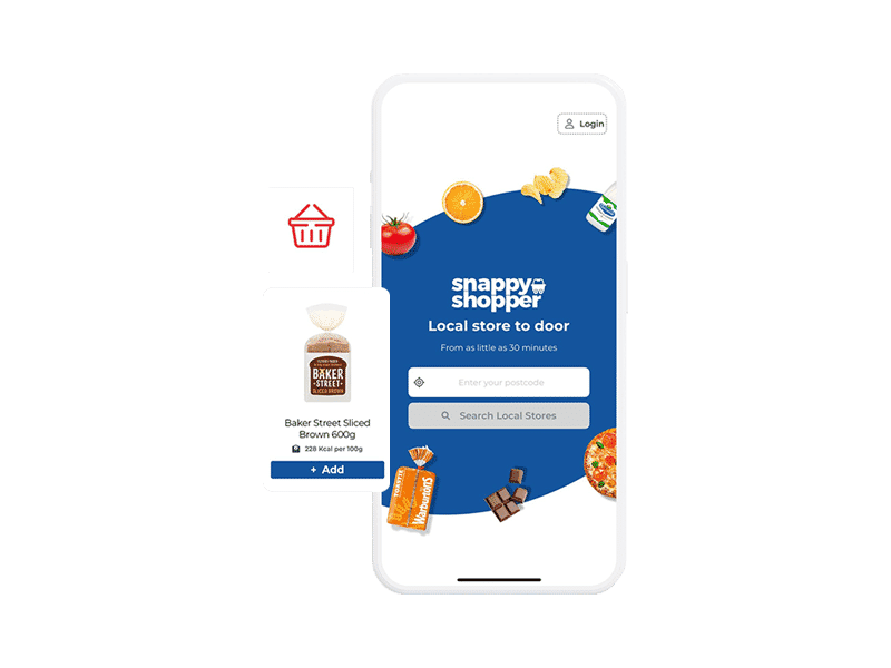 snappy shopper integration image on different devices