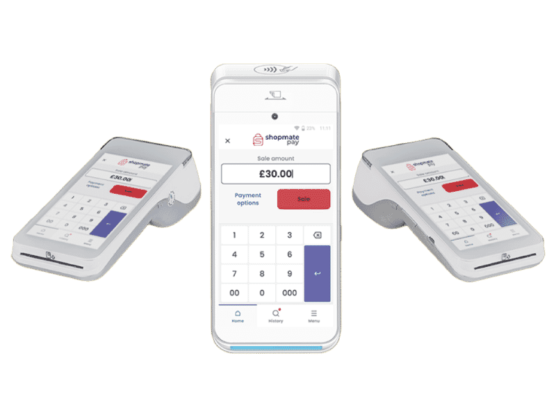 ShopMate360 with ShopMate Pay front view